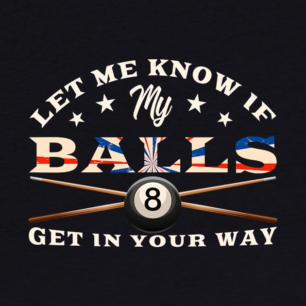 Let Me Know If My Balls Get In Your Way Billiards by NatalitaJK